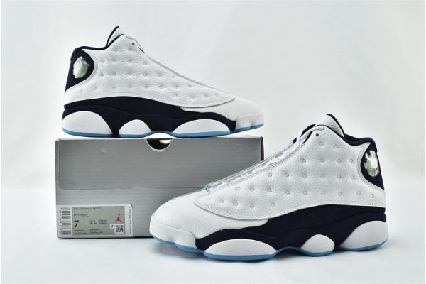 Air Jordan 13 Dark Powder Blue 414571 144 Womens And Mens Shoes